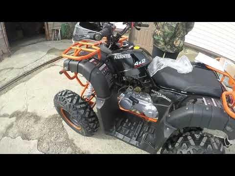 Видео: Авантис доставляет квадроциклы. Avantis Hunter 200 lux c 4-х тактным карбюраторным двигателем