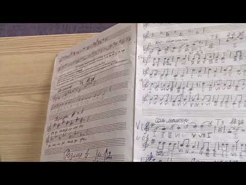 Видео: Обзор на мои нотные тетрадки || #10