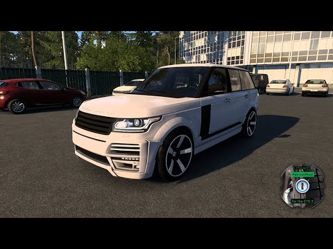 Видео: ets2 Range Rover Startech 2018 по карте Петрово