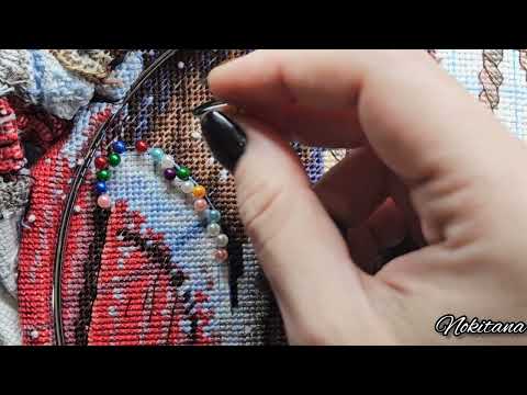 Видео: #30 Красивый бекстич, плавный, длинный лонгстич, в 1 и в 2 нити, backstitch, шов назад иголка