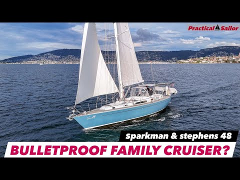 Видео: Обзор круизной яхты Sparkman & Stephens 48 Bluewater Cruiser | Обзор парусной яхты с центральным ...