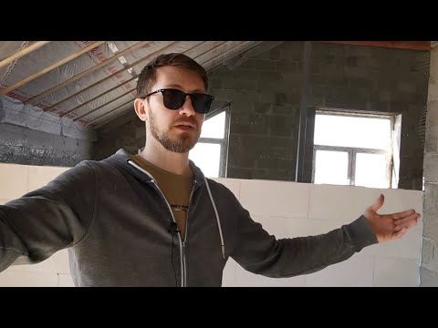 Видео: Начали выкладывать перегородки из силикатных блоков. Это СУПЕР!