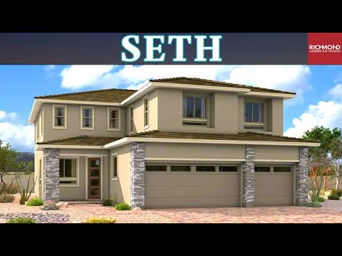 Видео: Seth Plan в Solstice от Richmond American Homes. Новые дома на продажу на юго-западе Лас-Вегаса.