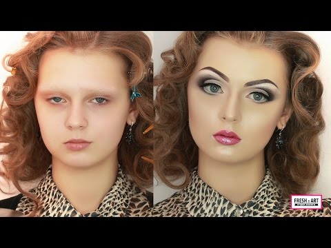 Видео: Макияж куклы Барби. Barbie make up.