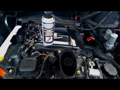 Видео: Чистка ДМРВ (расходомера) BMW. Очиститель LIQUI MOLY. Результаты очистки