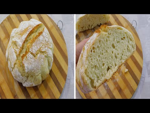 Видео: Domasen leb kako od furna, NE SE MESI samo se meshat sostojkite / Homemade bread / Домашен леб