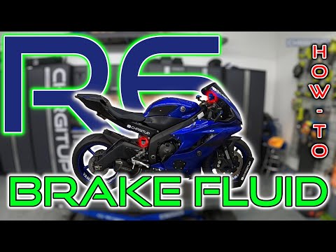 Видео: Yamaha R6 — Замена/промывка тормозной жидкости (инструкция)