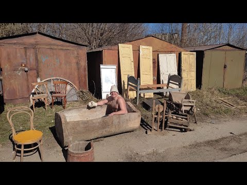Видео: СТАРЬЁВЩИКИ: Купили редкий деревенский антиквариат.