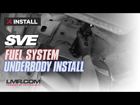 Видео: Установка топливной системы SVE под днище кузова для Fox Body Mustang
