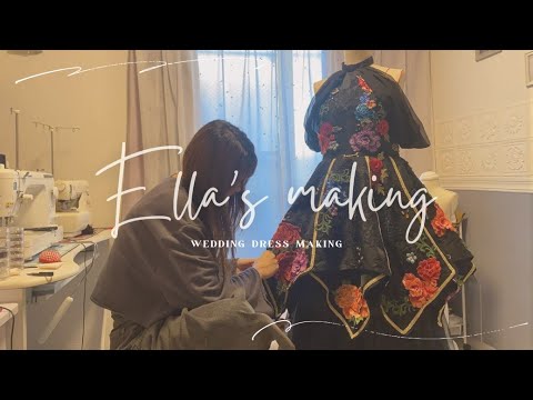 Видео: [Пошив платья] Изготовление платья на свадьбу подруги 👗🌹 [Свадьба]