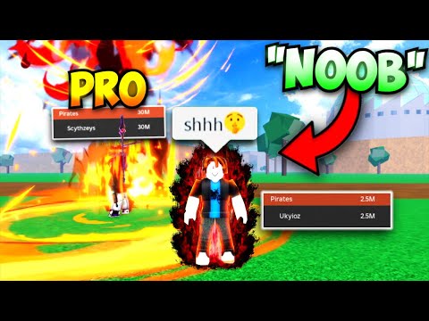 Видео: Я притворился фальшивым нубом, а потом уничтожил профессионалов в Blox Fruits