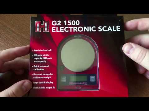 Видео: Hornady G2 1500 весы электронные