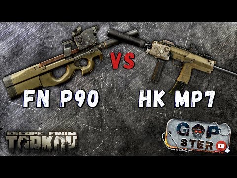 Видео: Тарков. FN P90 VS HK MP7. Битва лучших Пистолетов Пулеметов. Кто Сильнее?