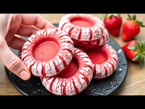 Видео: Клубничное чудо! Простой и вкусный десерт, который сплавляет на языке!