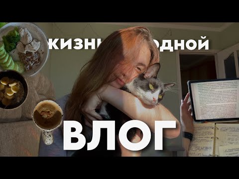 Видео: влог одного дня | жизнь одной, учеба, готовка