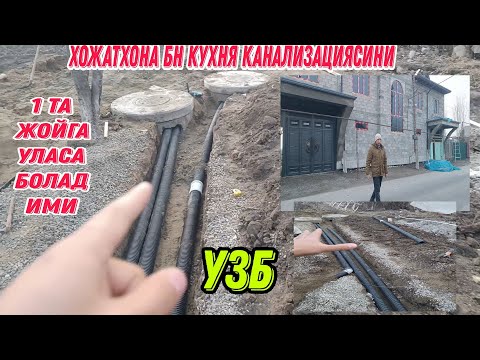 Видео: ХОЖАТХОНА БН КУХНЯ КАНАЛИЗАЦИЯСИНИ 1 ТА ЖОЙГА УЛАСА БОЛАДИМИ ? ? УЗБ
