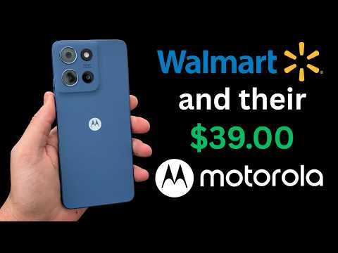 Видео: Стоит ли покупать Motorola за 39 долларов в Walmart?