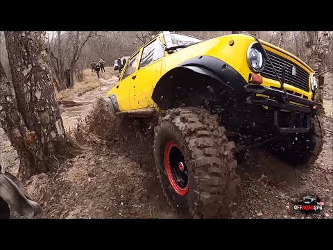 Видео: Оффроуд жесть, половина Машин развернулось) Копейка 300сил 4х4, Suzuki jimny, нивас)