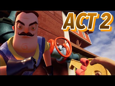 Видео: съседа прави нещо на сина си hello neighbor act 2