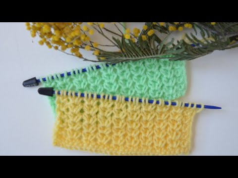 Видео: Потрясающий узор спицами, очень легкий и красивый