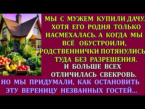 Видео: Мы с мужем купили дачу. А его родня только насмехалась. И когда мы всё обустроили, родственнички...