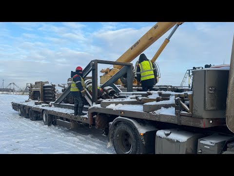 Видео: Загрузка на север в мороз 🥶 , автономка отказалась работать в таких условиях.