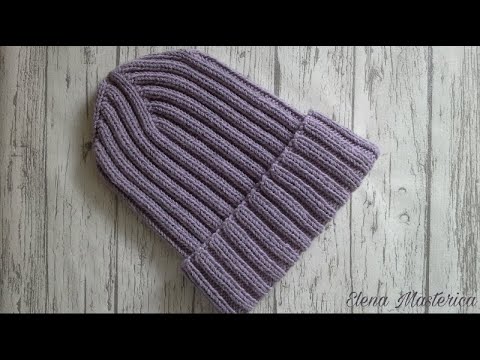 Видео: Вязаная шапочка/Елена Masterica/Knitted hat