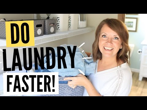 Видео: Сократите время стирки на 82% (это НЕВЕРОЯТНО!)