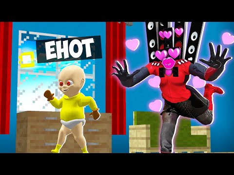 Видео: НЕПОСЛУШНЫЙ РЕБЁНОК ЗАТРОЛЛИЛ НЯНЮ СПИКЕРВУМЕН В МАЙНКРАФТ! ЕНОТИК