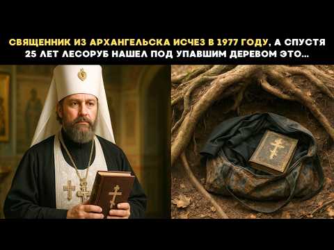 Видео: Священник из Архангельска исчез в 1977 году, а спустя 25 лет лесоруб нашел под упавшим деревом это