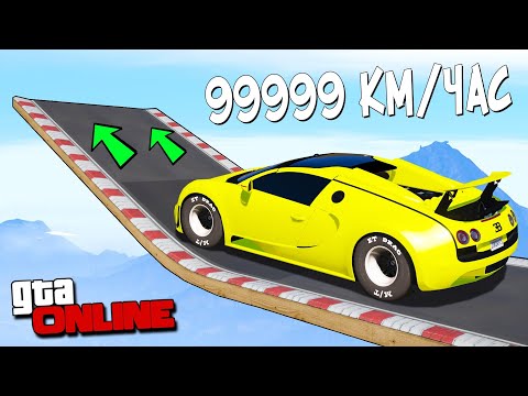 Видео: КАК ДАЛЕКО ЧИТ МАШИНА УЛЕТИТ С ОГРОМНОГО ТРАМПЛИНА НА СКОРОСТИ 99999 КМ/Ч? ЭКСПЕРИМЕНТЫ В ГТА 5!