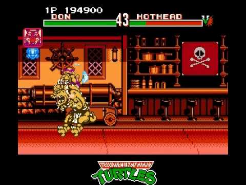 Видео: [NES] Teenage Mutant Ninja Turtles - Tournament Fighters (Прохождение от Satan)