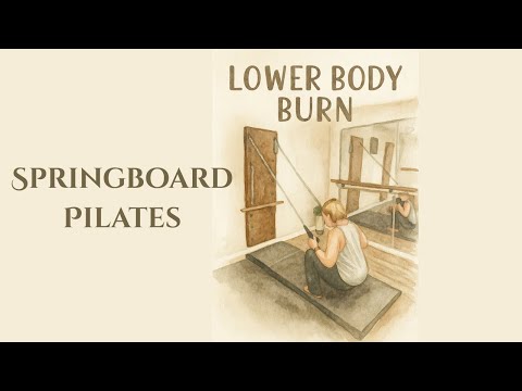 Видео: Тренировка «Платес на трамплине»: жжение в нижней части тела