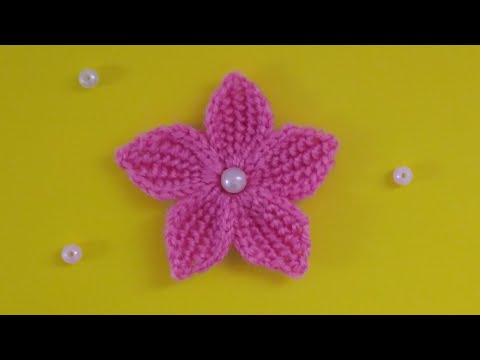 Видео: Цветок крючком. Мастер класс.