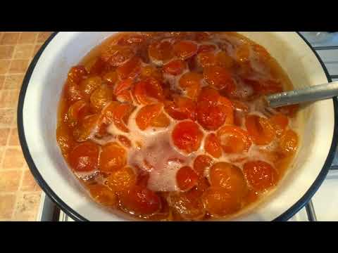 Видео: Абрикосы в желе. Заготовки на зиму.Рецепт.