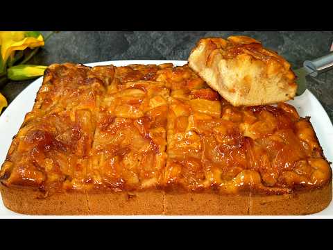 Видео: Муж просит меня готовить этот яблочный пирог 3 раза в неделю! 🍎🍏Просто и вкусно!