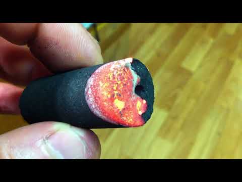 Видео: Каталитическое горение угольных электродов, механизм изготовления и применения