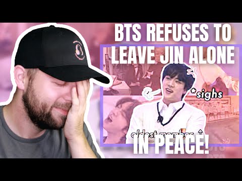 Видео: BTS выбирают Джина?! BTS отказываются оставлять Джина в покое РЕАКЦИЯ