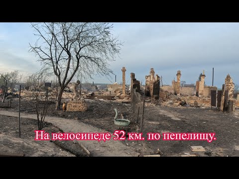 Видео: На велосипеде 52 км. Последствия пожара 7 мая 2023. Курган, Смолино.