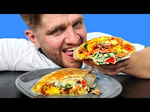 Видео: И без Кофе!!! Завтрак из лаваша ,который тает во рту!!!