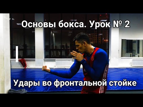 Видео: Основы(Азы) Бокса. Урок №2. Удары во фронтальной стойке