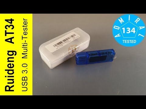 Видео: Обзор USB3.0 мультитестера Ruideng AT34