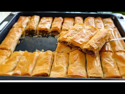 Видео: Баница с кайма  /  Minced meat pie