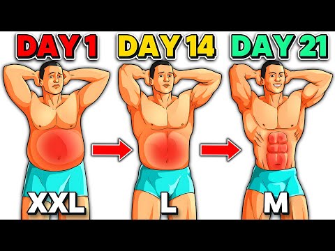 Видео: 10-минутная тренировка пресса стоя для начинающих | Сожгите жир на животе и получите плоский живо...