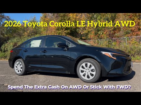 Видео: Toyota Corolla LE Hybrid AWD 2026 года: будущее доступных автомобилей?
