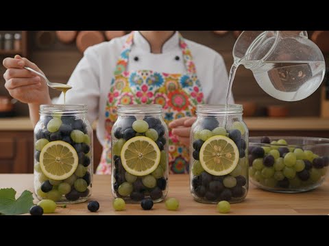 Видео: Вот как я храню свежий виноград! Он не портится годами без холодильника и химикатов!