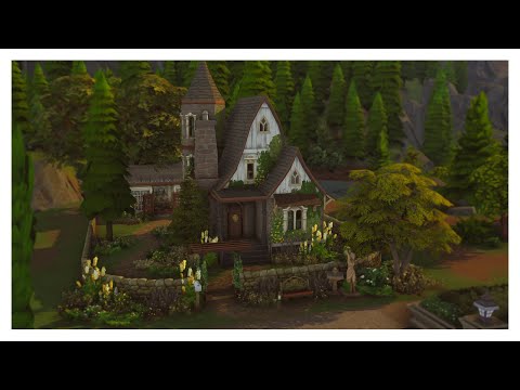 Видео: Старый коттедж 🌲 / Дом в Глиммербруке / Realm of Magic / Строительство в The Sims 4 / No CC