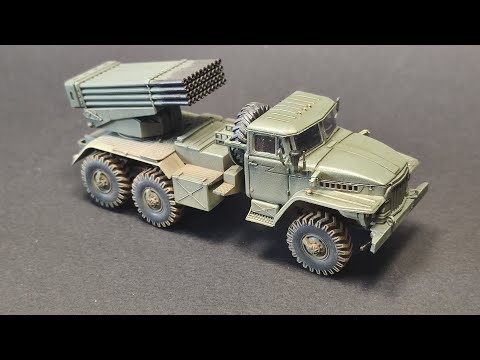 Видео: БМ-21 Град "ICM" 1/72 (Сложное просто) - Сборная модель