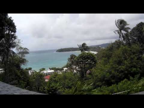 Видео: пляж Ката, вид с территории отеля Andaman Cannacia Resort, релакс, Thailand, Sea view, Phuket