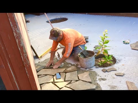 Видео: МОЩЕНИЕ ДИКИМ КАМНЕМ.